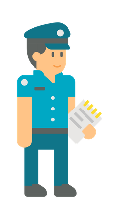 Polizist  Illustration