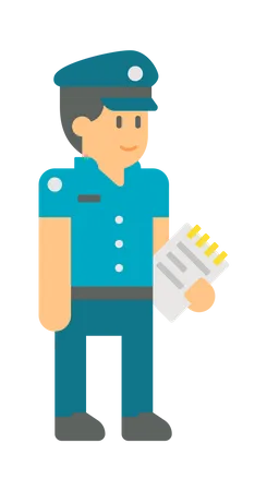 Polizist  Illustration