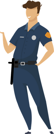 Polizist  Illustration