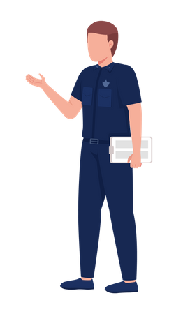 Polizist  Illustration
