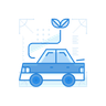 electric car illustration