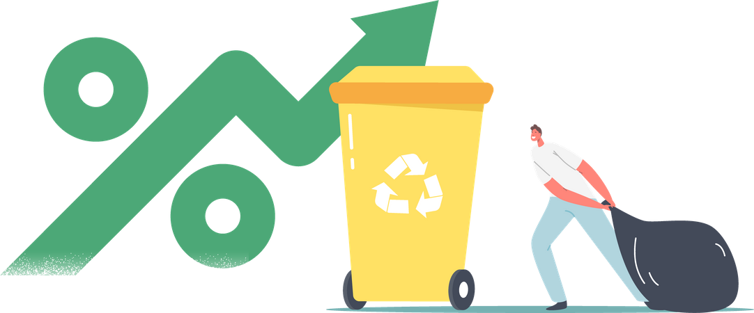 Pollution Problem Solution  Illustration