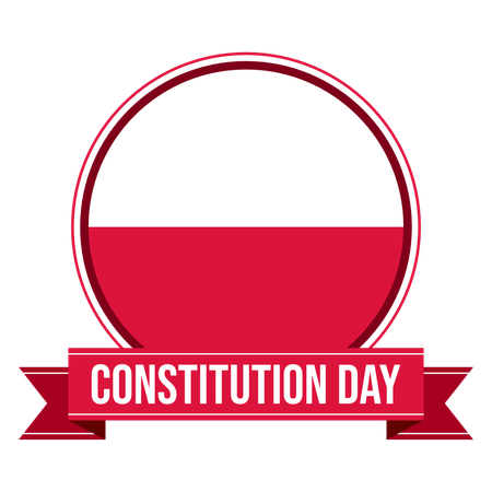 Dia da constituição da polônia  Ilustração