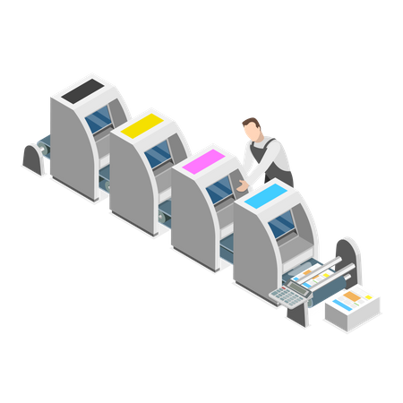 Polygraphy Printing  Illustration