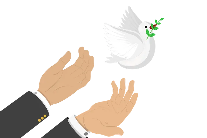 Pomba da paz  Ilustração