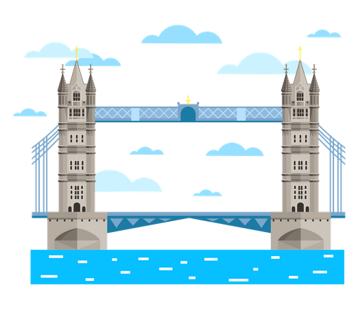 Le pont de Londres  Illustration