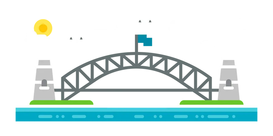 Ponte de Sydney  Ilustração