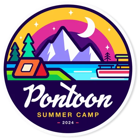 Ponton-Sommercamp  Illustration