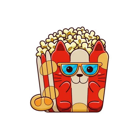 Popcorn  Illustration