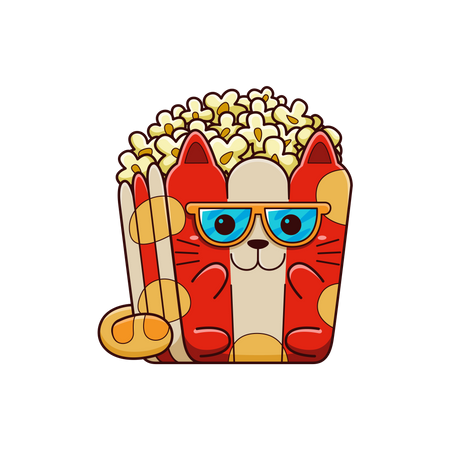 Popcorn  Illustration