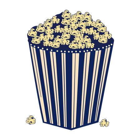 Popcorn  Illustration