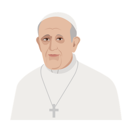 Pope Francis  일러스트레이션