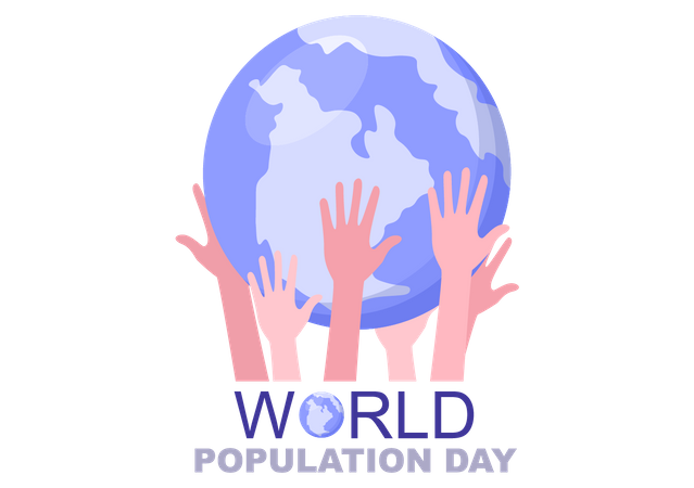 Population Day  Illustration