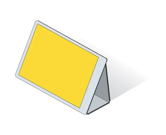 Portable Touch Monitor Illustration