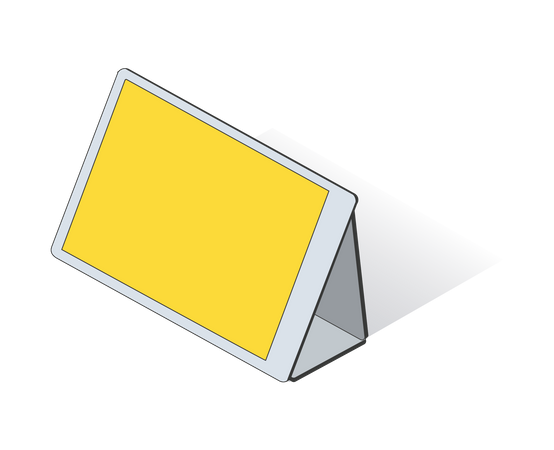 Portable Touch Monitor  Illustration