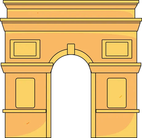 Porte de l'Inde  Illustration