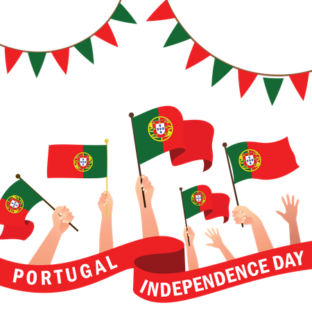 Dia da Independência de Portugal, 1º de dezembro  Ilustração