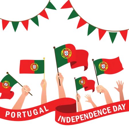 Dia da Independência de Portugal, 1º de dezembro  Ilustração