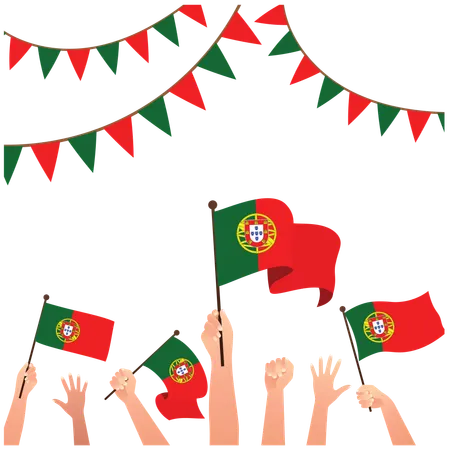 Fête de l'Indépendance du Portugal 1er décembre  Illustration