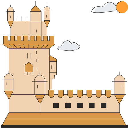 Portugal - Torre de Belém  Ilustración