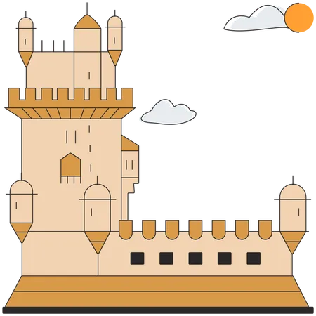 Portugal - Tour de Belém  Illustration