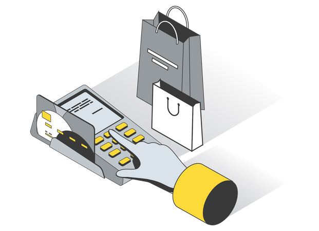 Pos Machine  Illustration