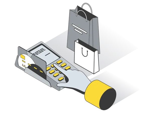 Pos Machine  Illustration