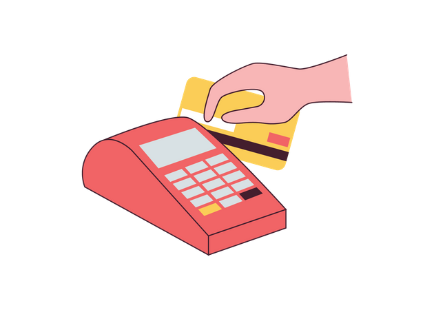 Pos Machine  Illustration