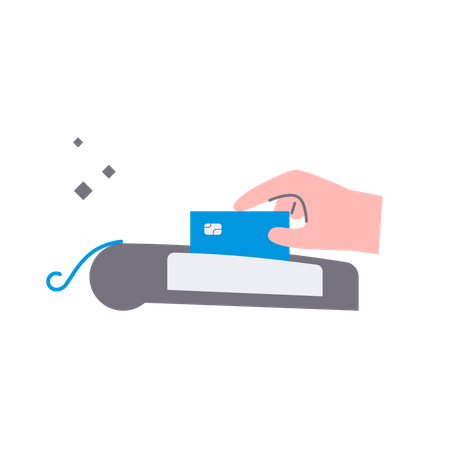 Pos Terminal  Illustration