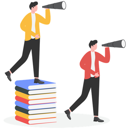 Posições diferentes levam a perspectivas diferentes sobre a resolução de problemas  Ilustração