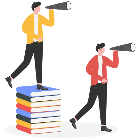 Posições diferentes levam a perspectivas diferentes sobre a resolução de problemas  Ilustração