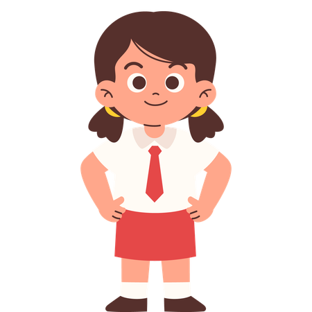 Positiver Schüler  Illustration