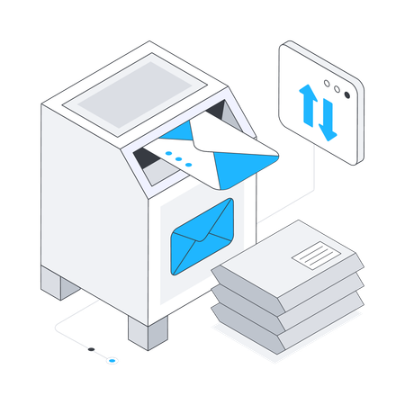Postal Box  Illustration