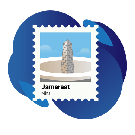 Postal de Jamaraat  Illustration