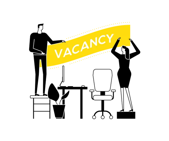 Poste vacant  Illustration