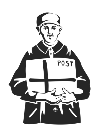 Postman Illustration