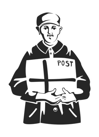 Postman  Illustration