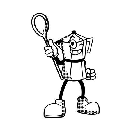 Pote de mocha  Ilustração