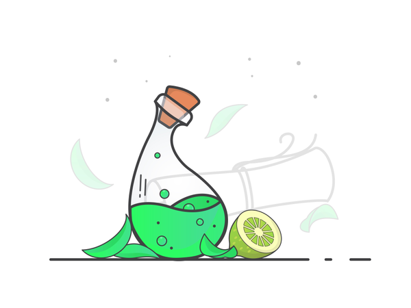 Potion bottle  Illustration