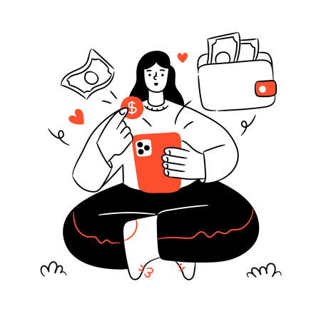 Poupar dinheiro  Ilustração