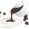 pouring coffee illustration free download