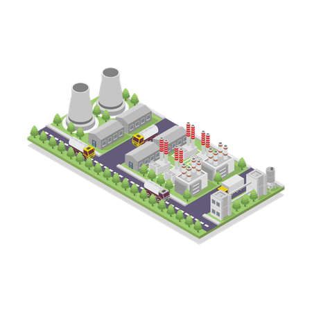 Power Plant  Illustration