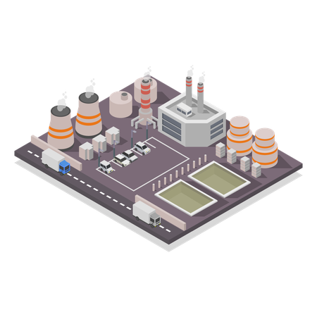 Power Plant  Illustration