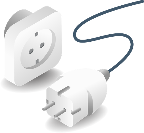 Power plug  Illustration