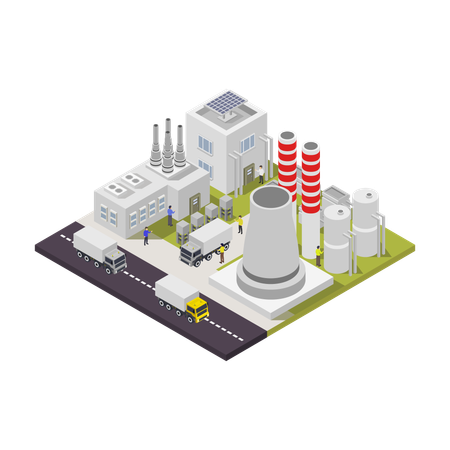 Power station  Illustration