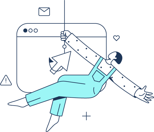 PPC marketing Illustration