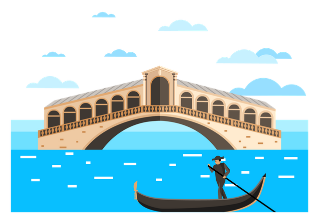 Ponte de praga  Ilustração