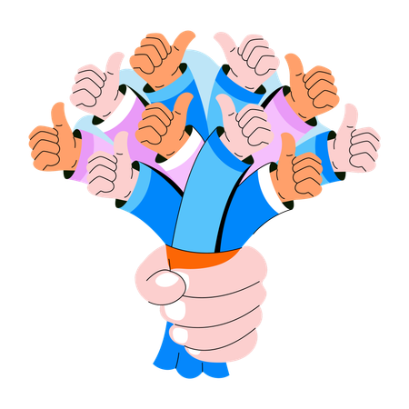 Praise appreciation Illustration