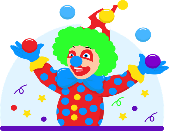 Prank day celebrations  Illustration