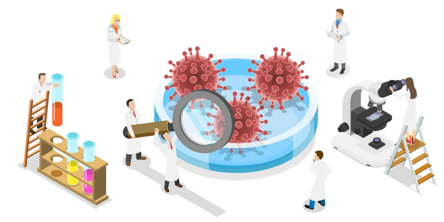 Prävention der Coronavirus-Erkrankung  Illustration